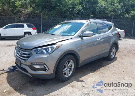 2017 Hyundai Santa Fe Sport 2.4L from USA, damaged, VIN 5NMZUDLB3HH027169